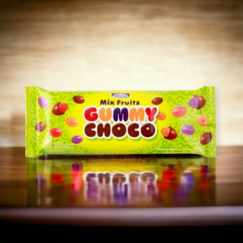 Jual Gummy Choco mix Fruits INdomaret 45g | Shopee Indonesia