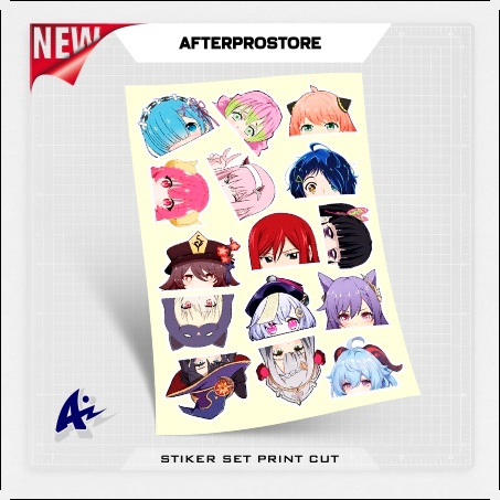 Jual STICKER PACK VINYL / MOTIF ANIME KAWAI / STIKER SET / HP LAPTOP ...