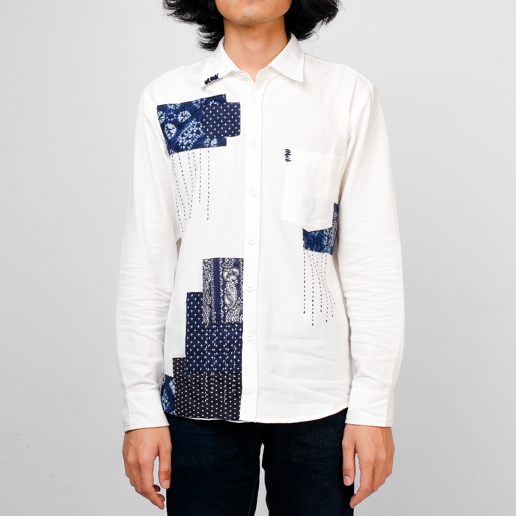 Jual Bespoke Project - Linen Long BW Patchwork | Shopee Indonesia