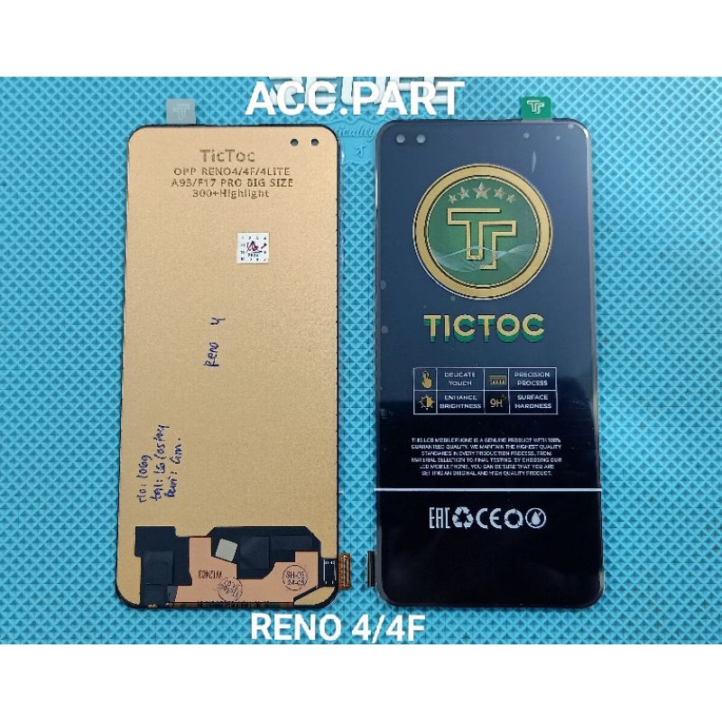 Jual LCD OPPO RENO 4 /4F BLACK | Shopee Indonesia