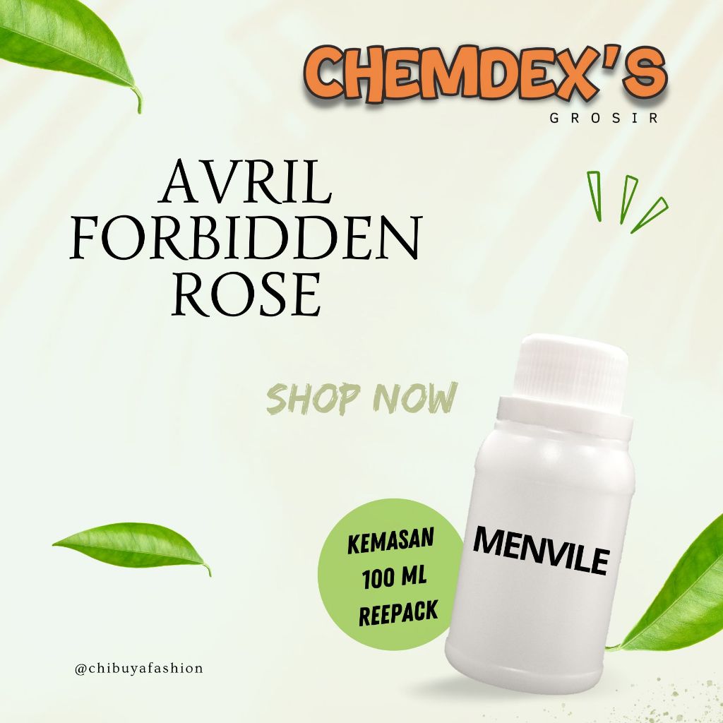 Jual Bibit Parfum Murni AVRIL FORBIDDEN ROSE // MENVILE // 100ML
