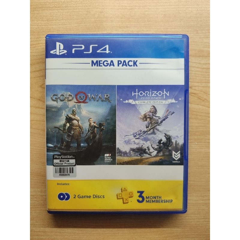 Jual Kaset Bd Disc Ps4 Megapack God Of War & Horizon Zero Dawn Complete ...