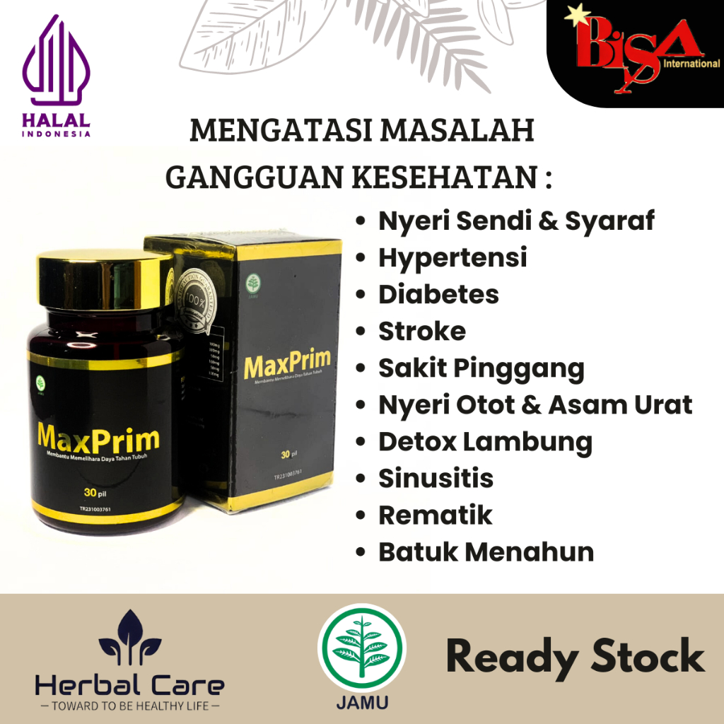 Jual Max Prim Pil Hitam & Enzym Tetes Bio Ethes Herbal Alami Untuk ...