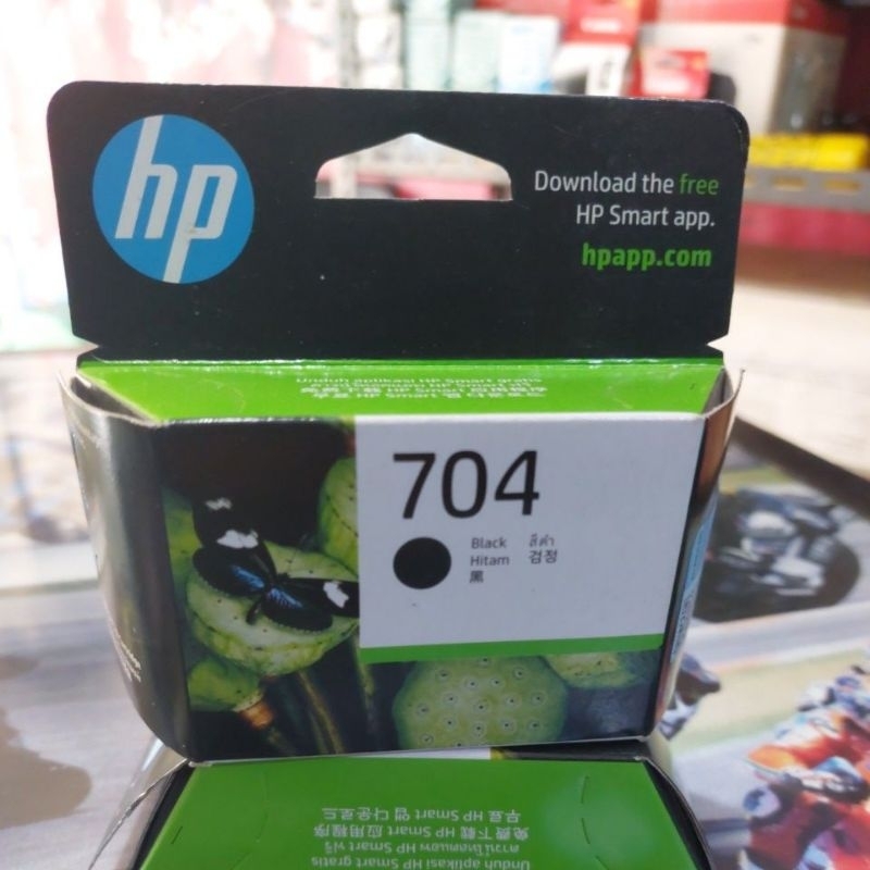 Jual CATRIDGE HP 704 BLACK ORIGINAL | Shopee Indonesia