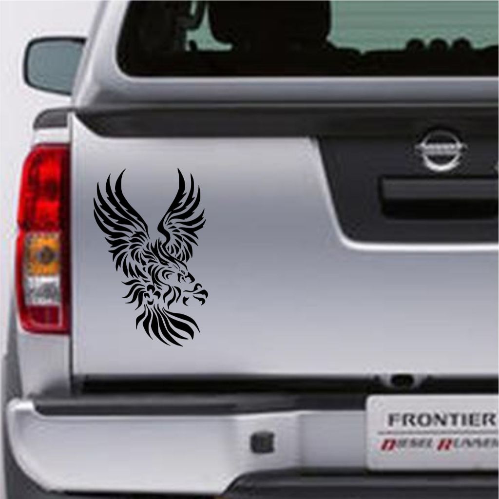 Jual CUTTING STICKER MOBIL ELANG STIKER BAGASI MOBIL KEREN | Shopee ...