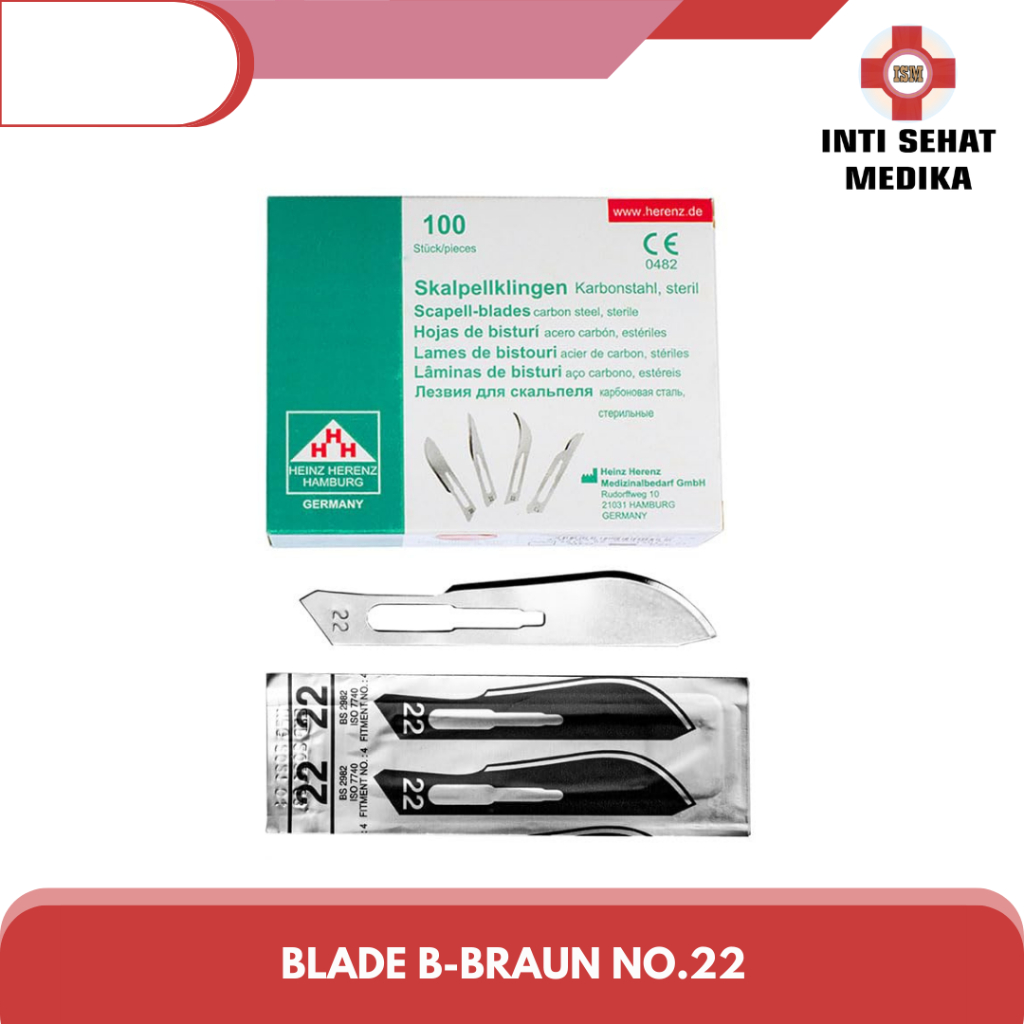 Jual B Braun Aesculap Bisturi No 22 / Pisau Bedah B Braun | Shopee ...