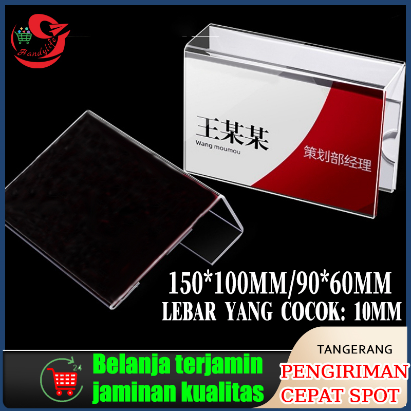 Jual Label Display Harga Acrylic/Akrilik Product Price Tag / Tag Card ...