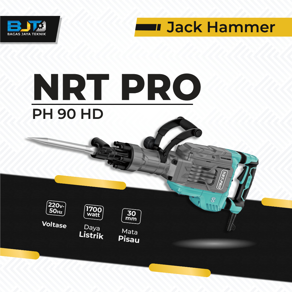 Jual Mesin Bor Tembok/Jack Hammer PH 90 HD NRT PRO 1700Watt | Shopee ...
