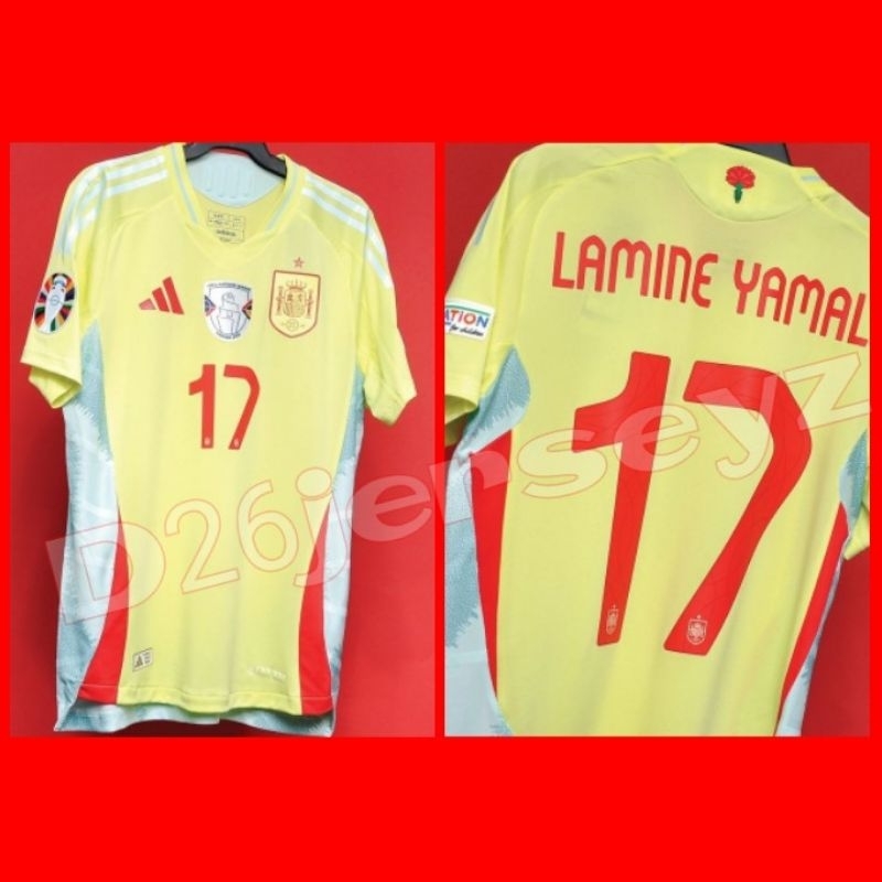 Jual Jersey Spanyol Away Player Issue 2024 / 2025 OFFICIAL+ Cetak nama