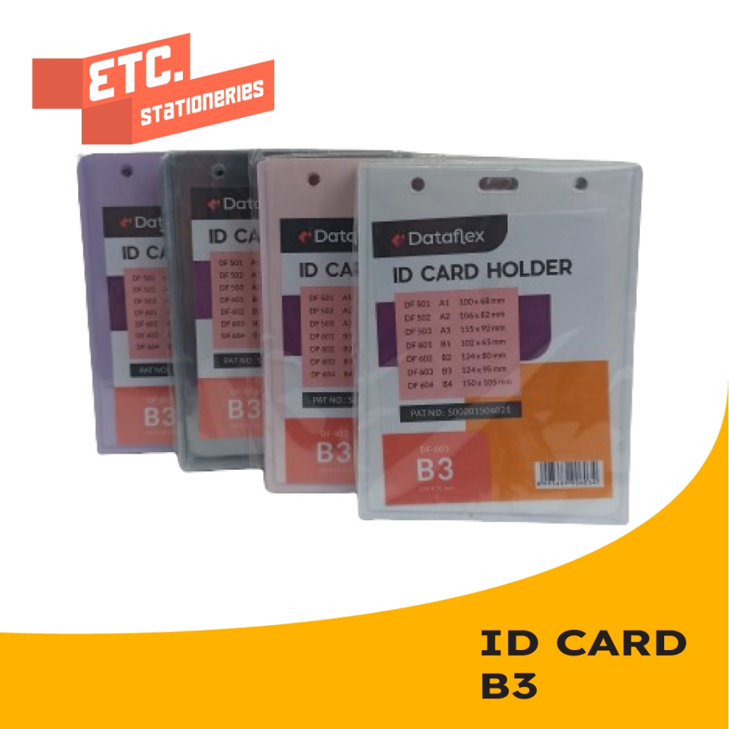 Jual Paket Bundling Id Card B3 + Tali Nylon Soft Pvc (NYLKSFP) | Shopee ...