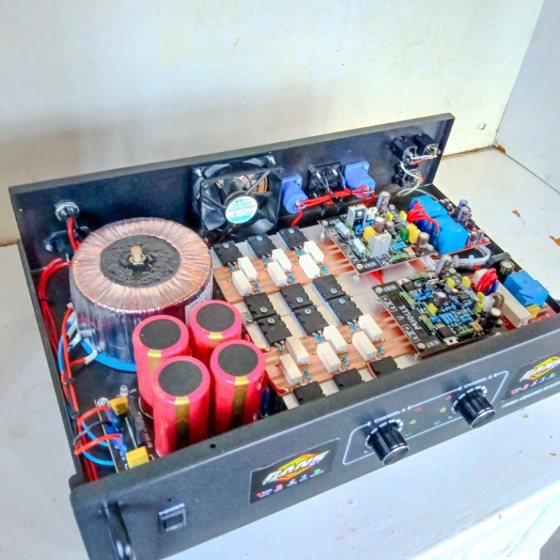 Jual POWER AMPLIFIER 5 AMPER CT 45 RAKITAN - POWER 5 AMPER MURNI