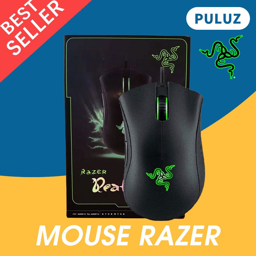Jual KODE K9P Razer Deathadder Chroma USB LED Warna Optical Mouse ...