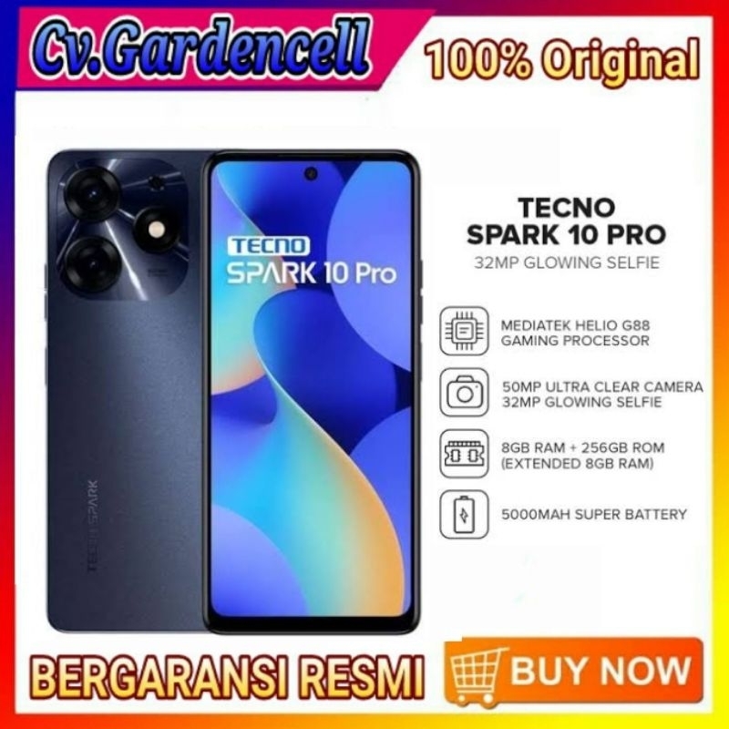 Jual Tecno Spark 10 Pro 8/256GB Garansi Resmi | Shopee Indonesia