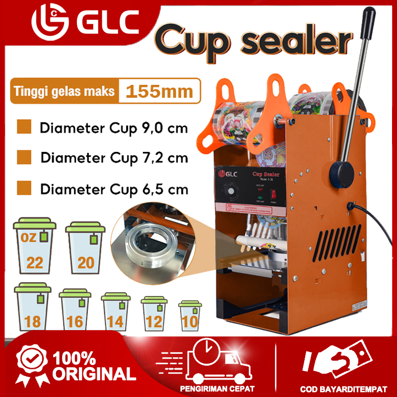 Jual Up Sealer Semua Ukuran Cup Oz Mesin Cup Sealer Machine Alat Penutup Minuman Mesin