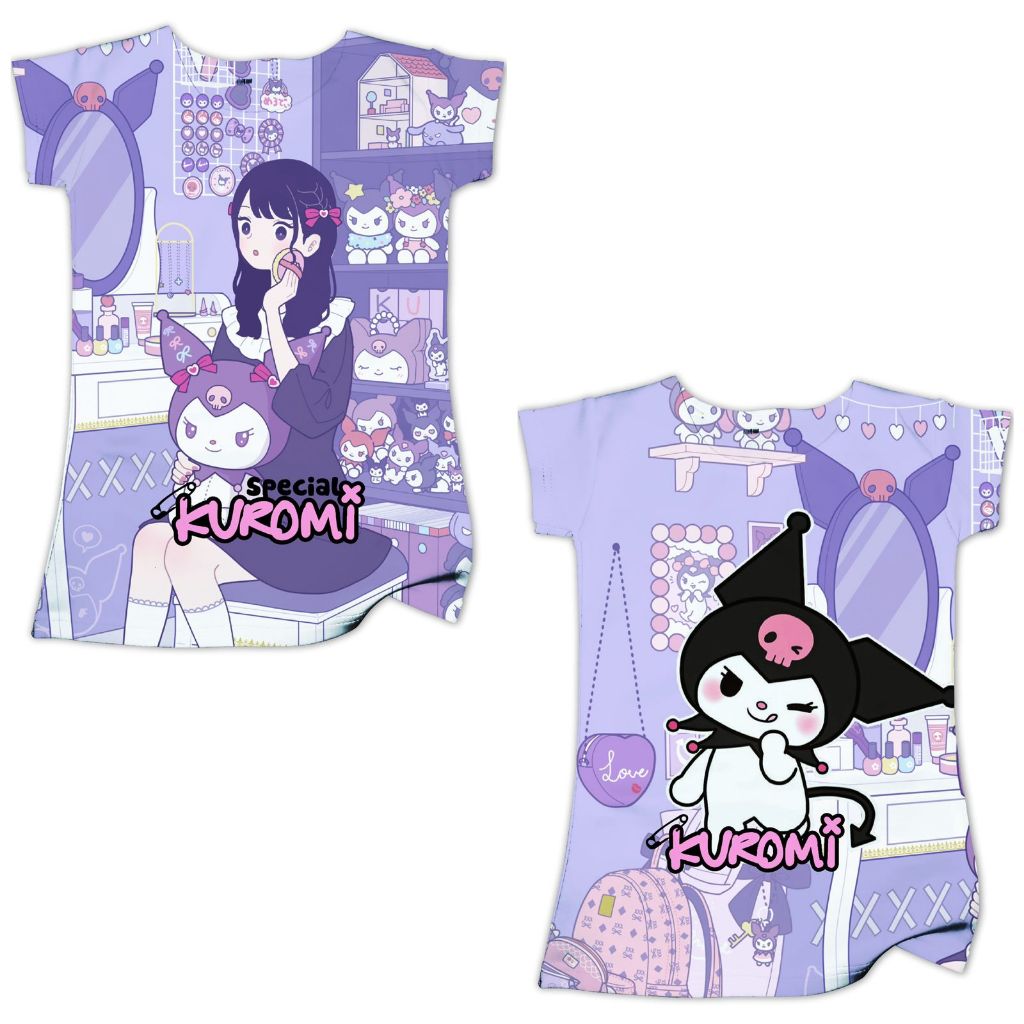 Character Kuromi Rok Celana Anak Perempuan main image 1