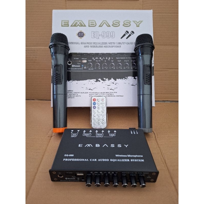 Jual Preamp + mic wireless Preamp Embassy dan Mic Wireless Preamp