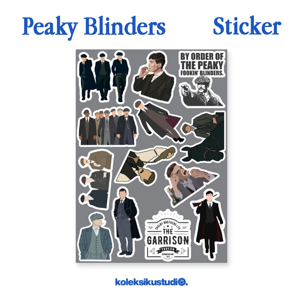 Jual Stiker Peaky Blinders Sticker Movie Film Series Aesthetic Lucu Stiker Hp Laptop Shopee 