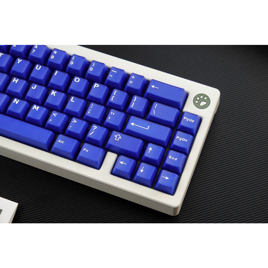 Jual PBTFans Klein Blue Clone ABS Doubleshot Cherry Profile Keycaps Set ...