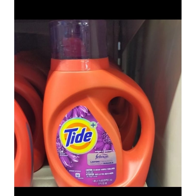 Jual tide spring renewal febreez detergent laundry cair 37oz | Shopee ...