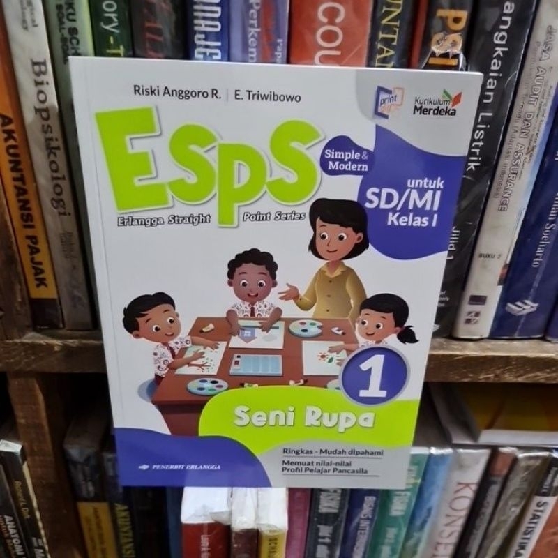 Jual Esps Seni Rupa kelas 1 SD KURIKULUM MERDEKA BY ERLANGGA | Shopee ...