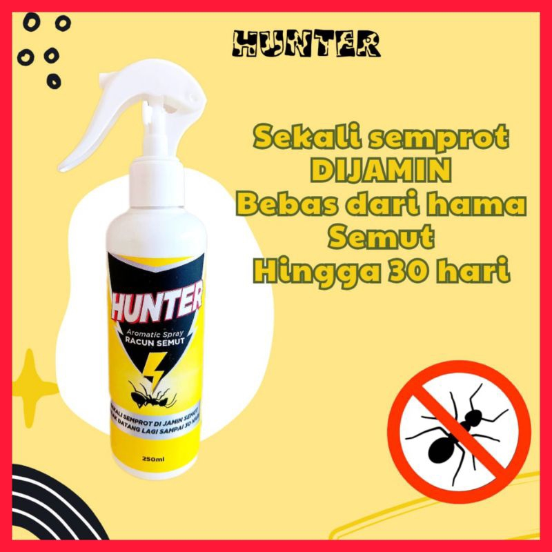 Jual HUNTER racun semut semprot super ampuh mati di tempat racun semut ...
