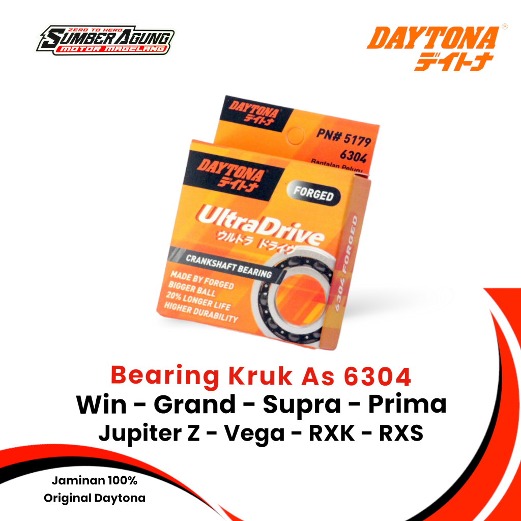 Jual BEARING LAHER LAKER RACING FORGED KRUK AS 6304 WIN GRAND SUPRA ...