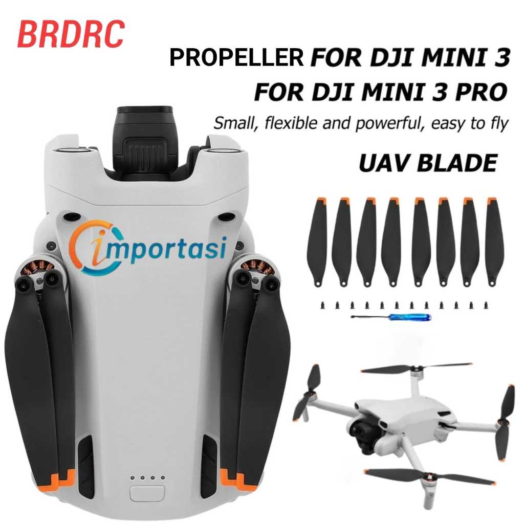 Jual BRDRC Propeller DJI Mini 3 / Mini 3 Pro 6030 Baling-Baling Low ...