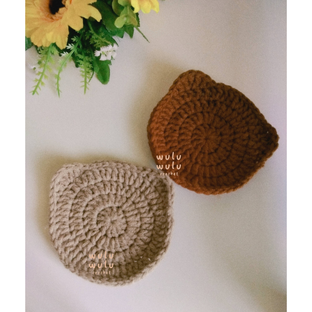 Jual Bear Coaster Crochet | Tatakan Gelas Beruang Rajut by ...