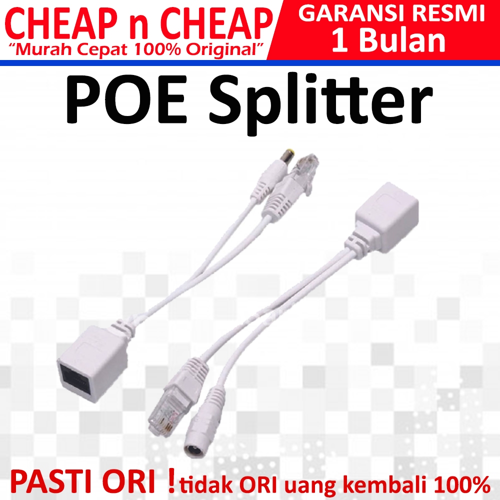 Jual Kabel POE Injector POE Splitter 1 Pasang | Shopee Indonesia