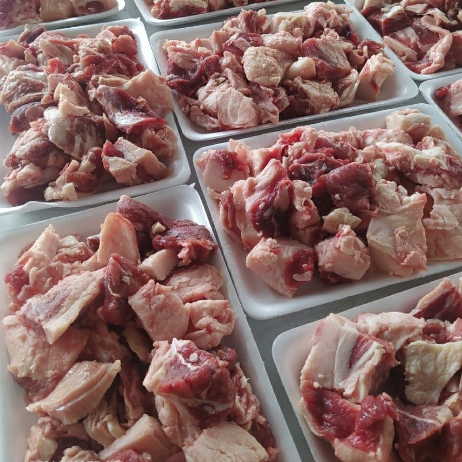 Jual DAGING TRIM / TETELAN DAGING SAPI US / TETELAN SHORTPLATE | Shopee ...