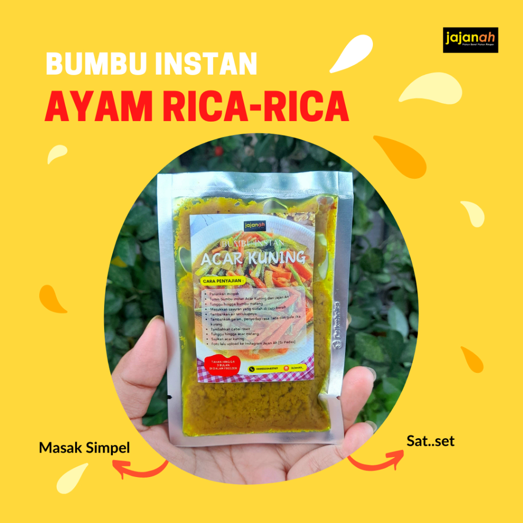 Jual BUMBU INSTAN AYAM RICA-RICA | Shopee Indonesia