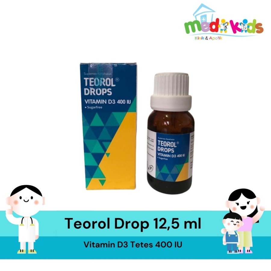 Jual Teorol Drops 12,5 ml - Vitamin D3 400 IU | Shopee Indonesia