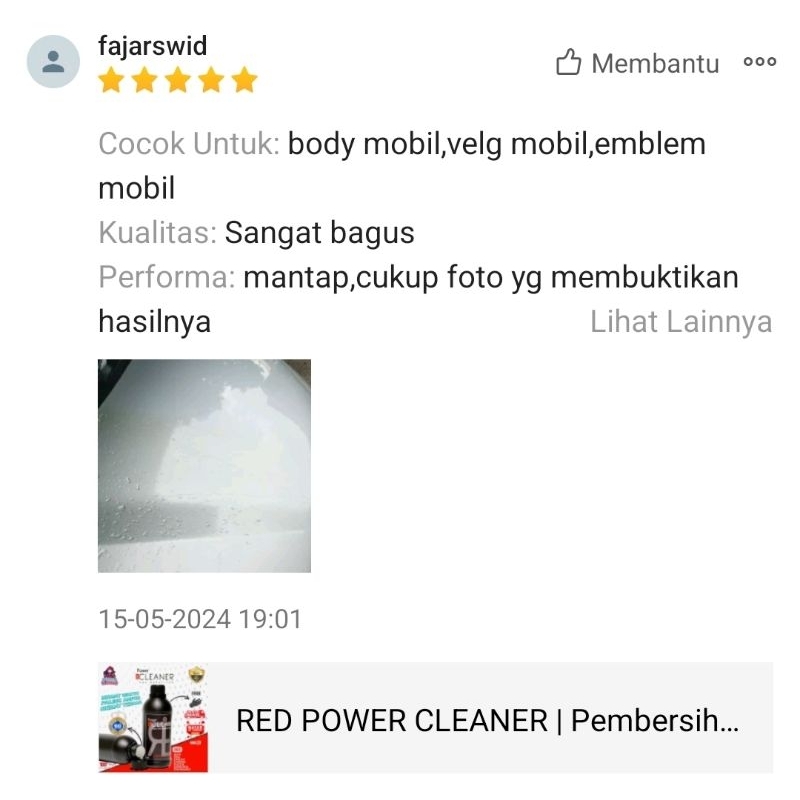 Jual Pembersih Mobil Motor RED POWER CLEANER | Shopee Indonesia