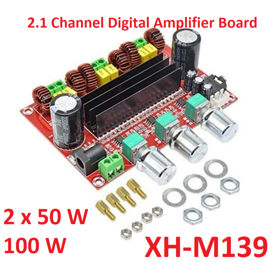 Jual Modul AMPLIFIER BOARD 2.1 Channel TPA3116 XH-M139 XHM139 TPA3116D2