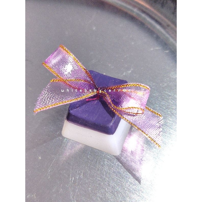 Jual artisan keycaps | ribbon keycaps in purple | Shopee Indonesia