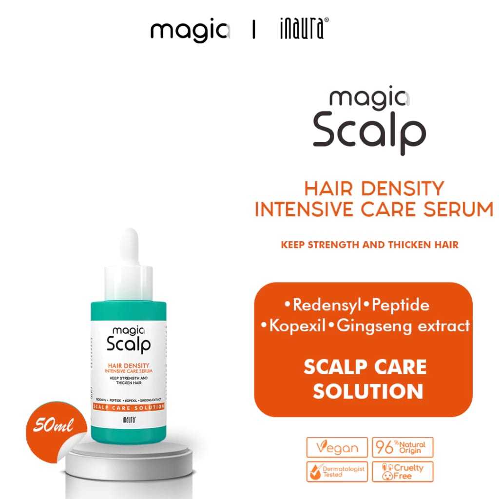 Jual INAURA Magia Scalp Hair Density Intensive Care Serum 50ml - Orange ...