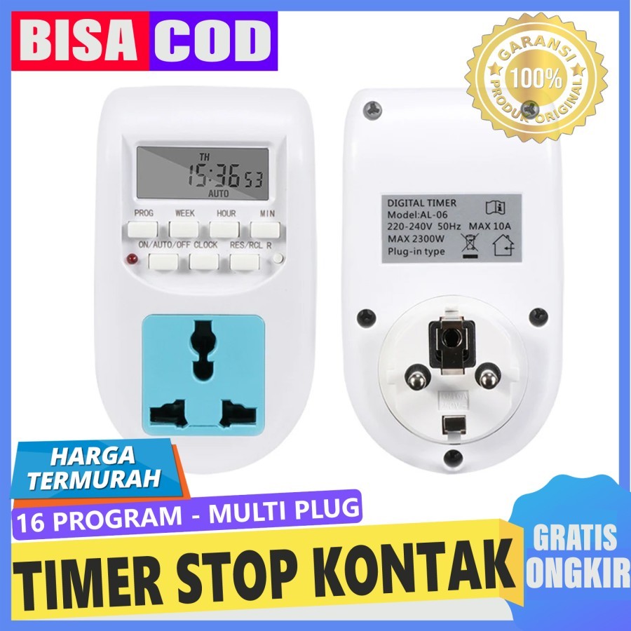 Jual Timer stop kontak digital 16 Program - Timer Stop kontak Multi ...