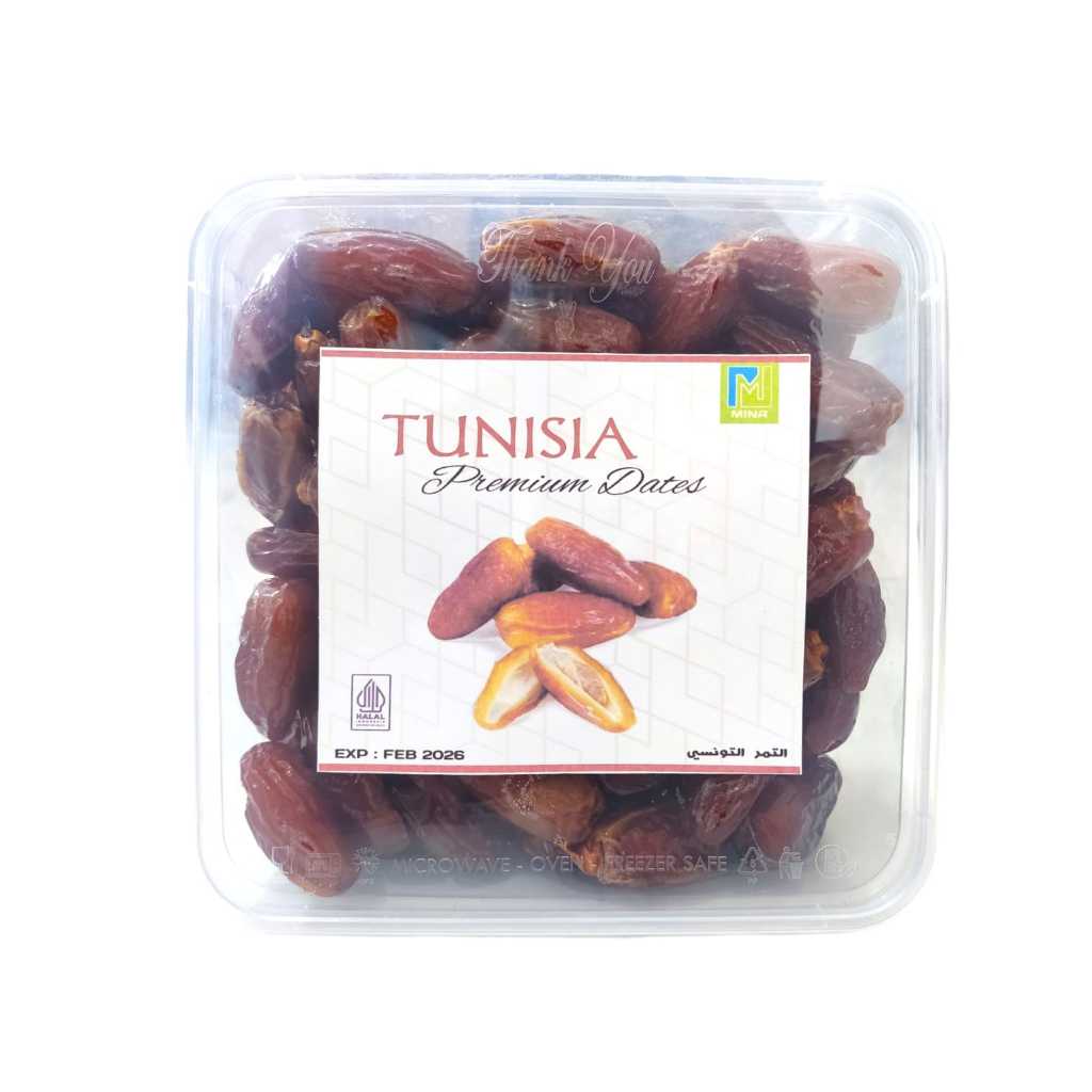 Jual Kurma Tunisia Madu Premium 1kg Deglet Nour Honey Kemasan Mika ...