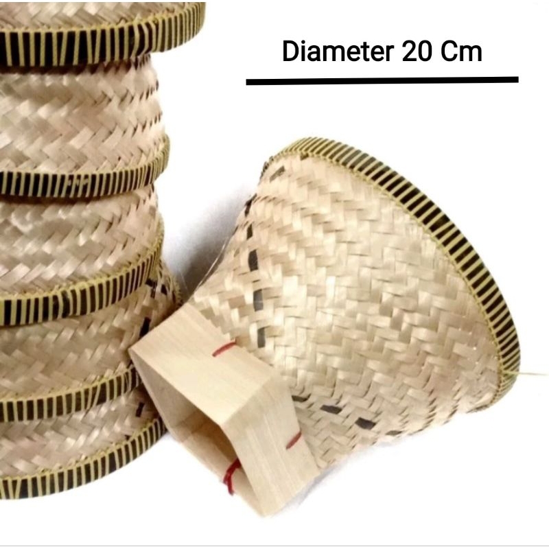 Jual Bakul Bambu mini 20 cm/ Bakul cuci beras/ Bakul Nasi 1 liter ...