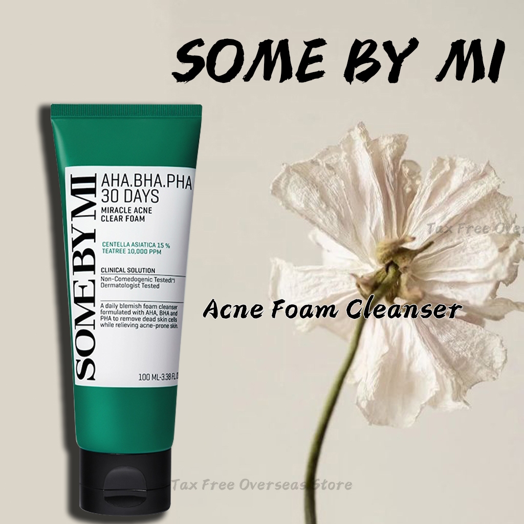 Jual SBM AHA-BHA-PHA Clear Foam Cleanser 100ml Acne Face Wash Facial ...