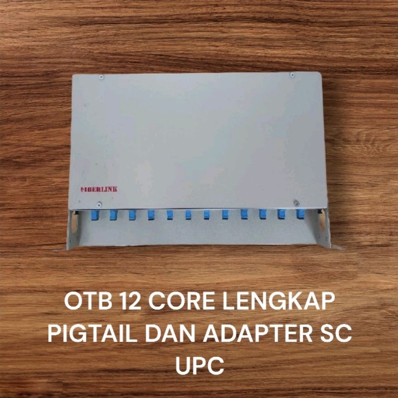 Jual OTB 12 CORE LENGKAP PIGTAIL DAN ADAPTER SC UPC SINGLEMODE / OTB ...