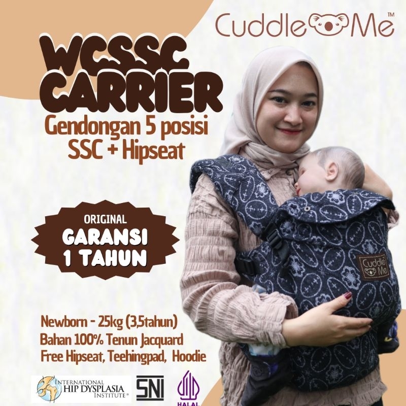 Jual Cuddleme Wcssc Jacquard Ultimo Gendongan Bayi Hipseat M Shape