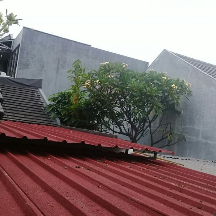 rumah atap spandek pasir modern dan estetis