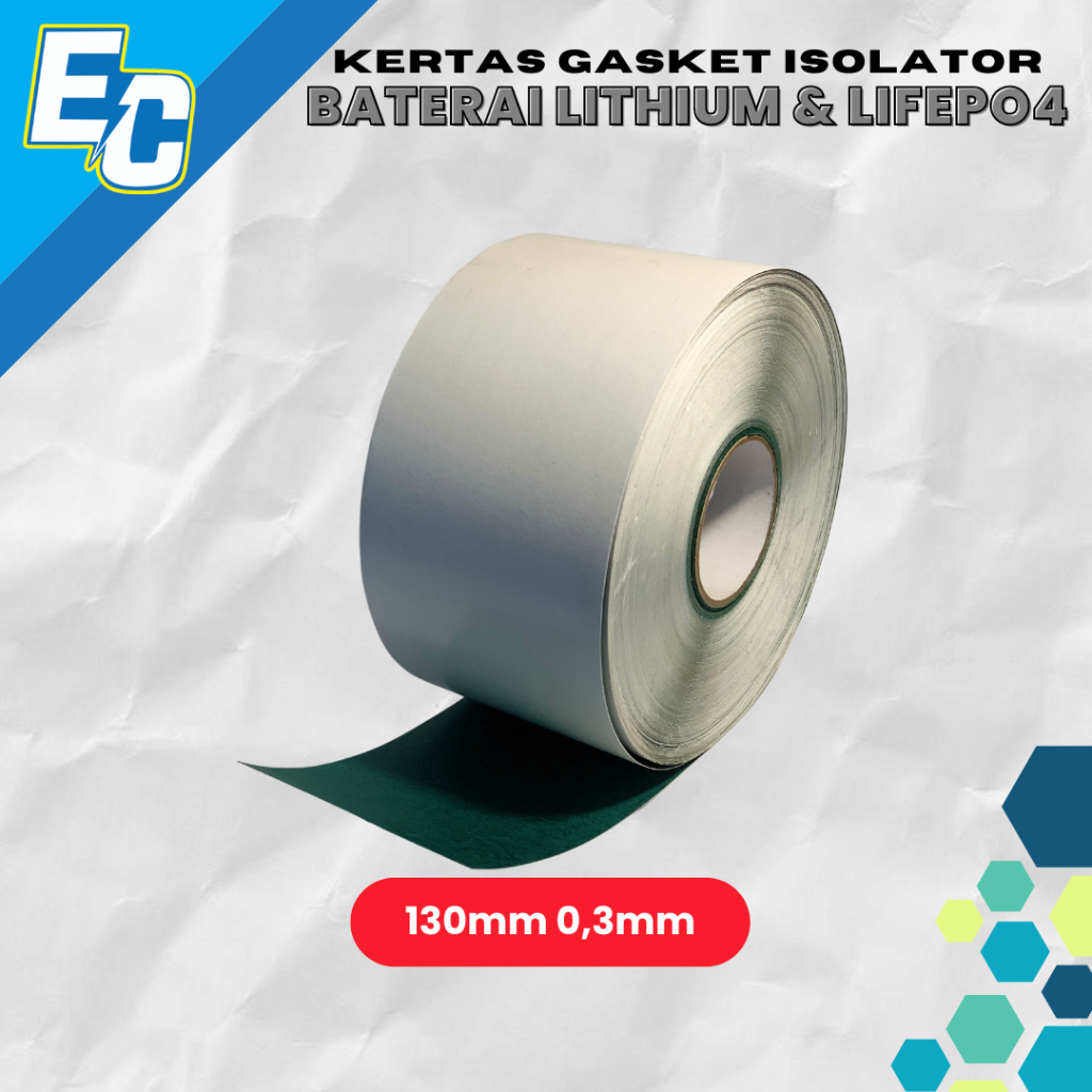 Jual Kertas Isolator Gasket Paper Baterai Lithium 18650 Lifepo4 130mm 0 ...