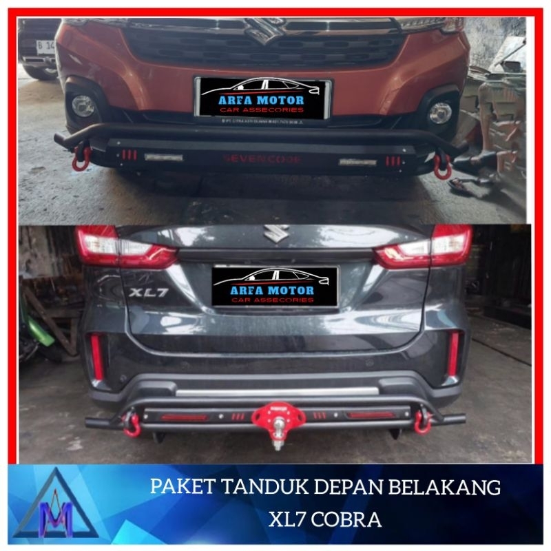 Jual Paket Tanduk Depan Xl Cobra Besi Dan Towing Belakang Xl Model