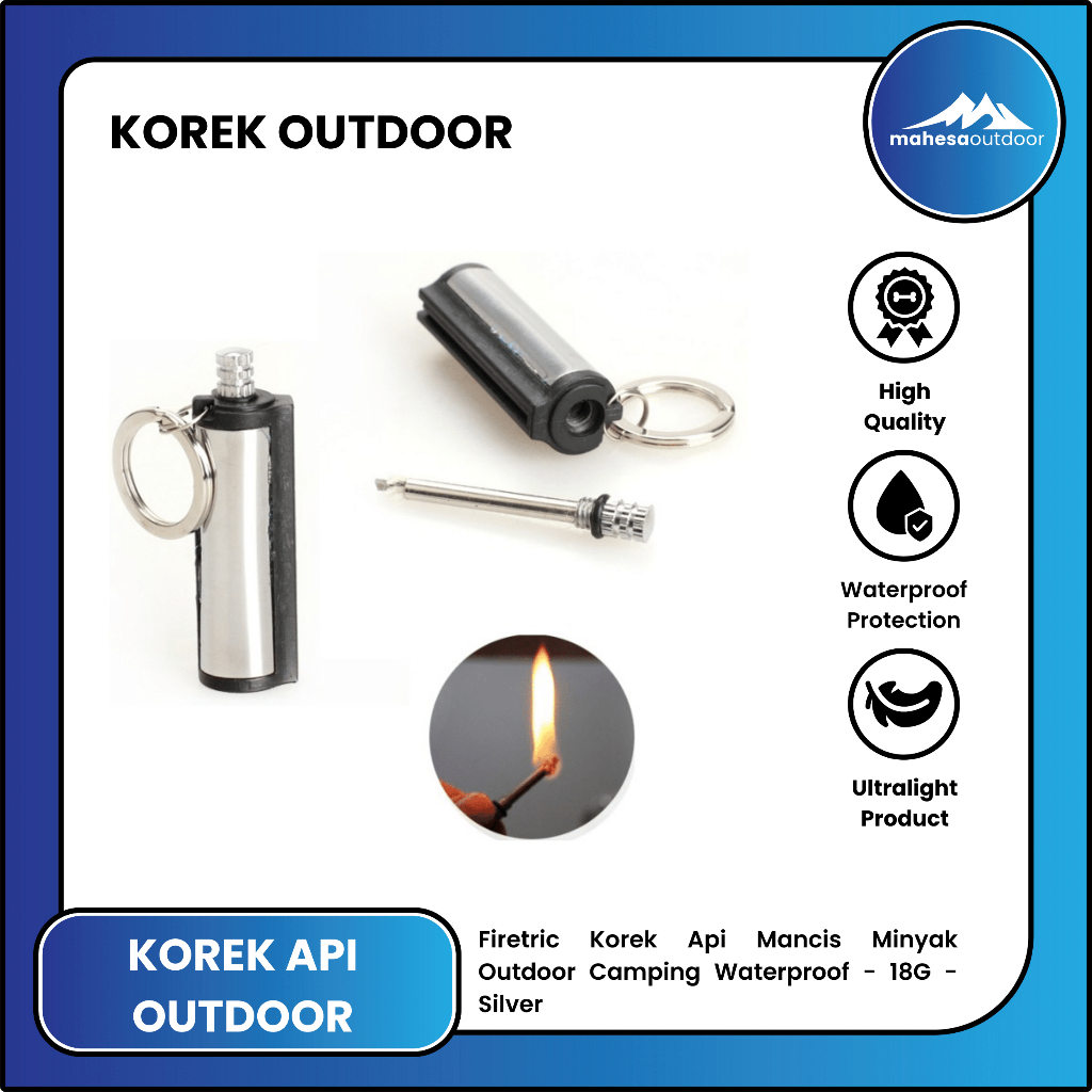 Jual Firetric Korek Api Outdoor Waterproof Kerosene Lighter ES002 ...