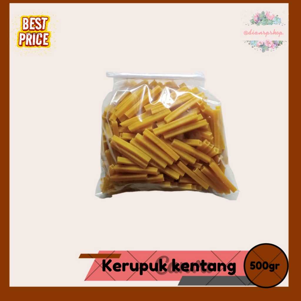 Jual Kerupuk Kentang Kemasan 500gram | Shopee Indonesia