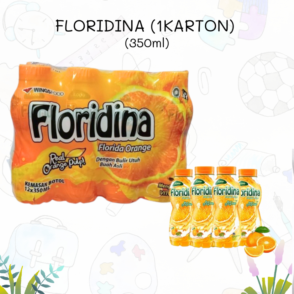 Jual FLORIDINA ORANGE 24x350ml (1KARTON) | Shopee Indonesia