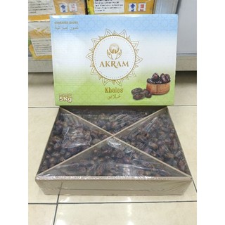 Jual Akram Kurma Khalas Premium Akrom 5kg | Shopee Indonesia