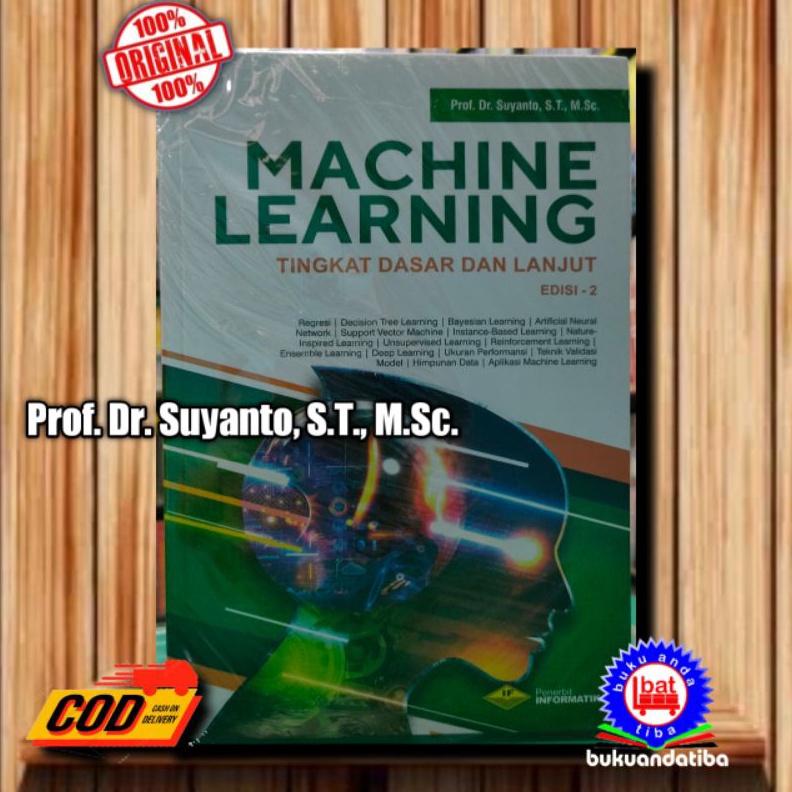 Jual KODE H33V MACHINE LEARNING tingkat dasar dan lanjut SUYANTO ...